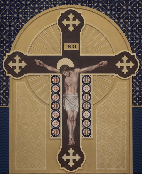 OLV Crucifix Print