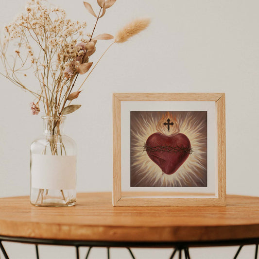 Sacred Heart of Jesus (oil) Print