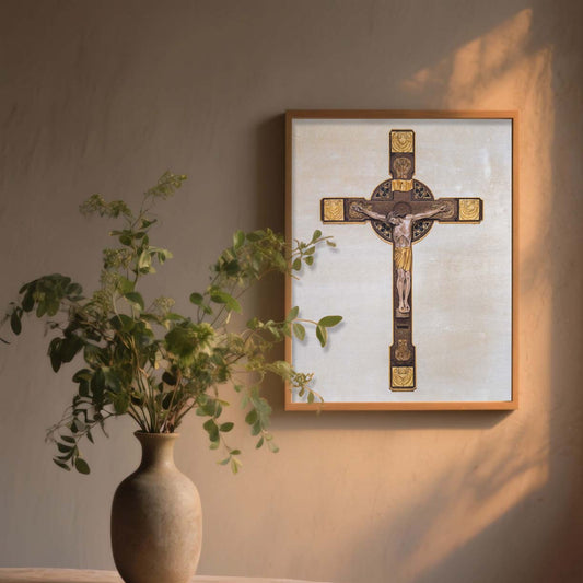 Crucifix (Our Lady of Lourdes, Denver) Print