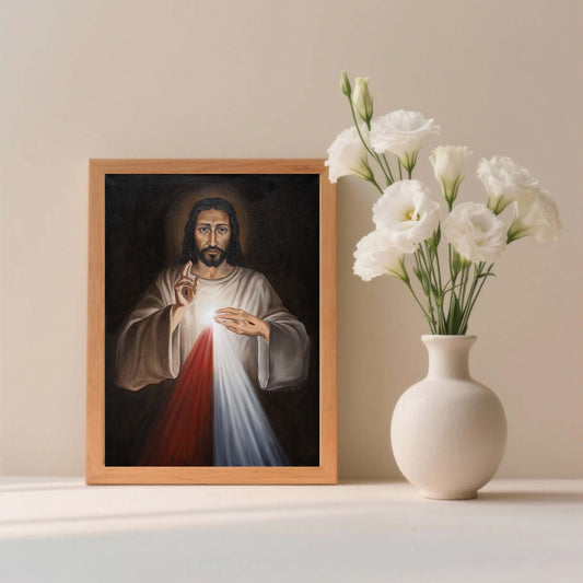 Divine Mercy (close up) Print