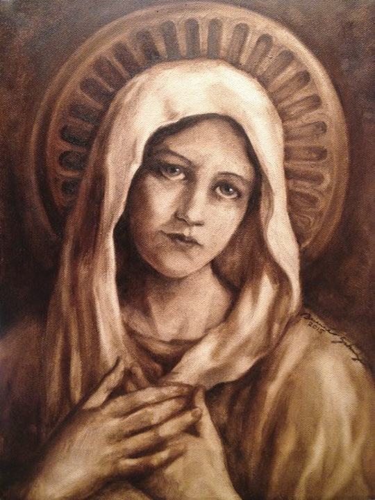 Blessed Mother Greeting Cards