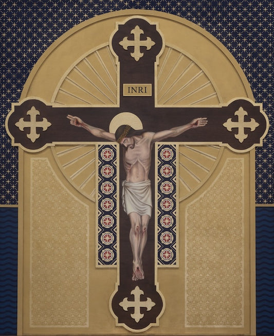 OLV Crucifix Print