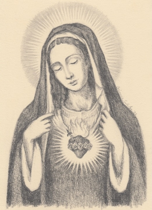 Immaculate Heart of Mary Print