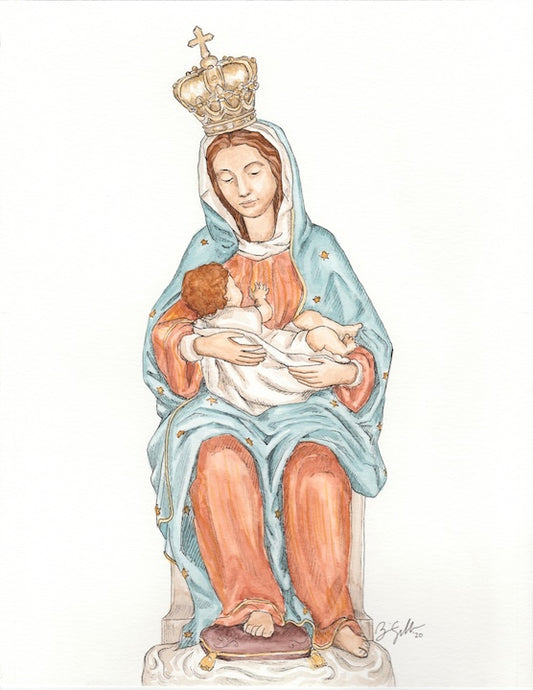 Our Lady of La Leche Print