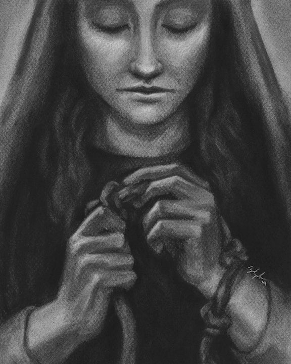 Our Lady Undoer of Knots Print