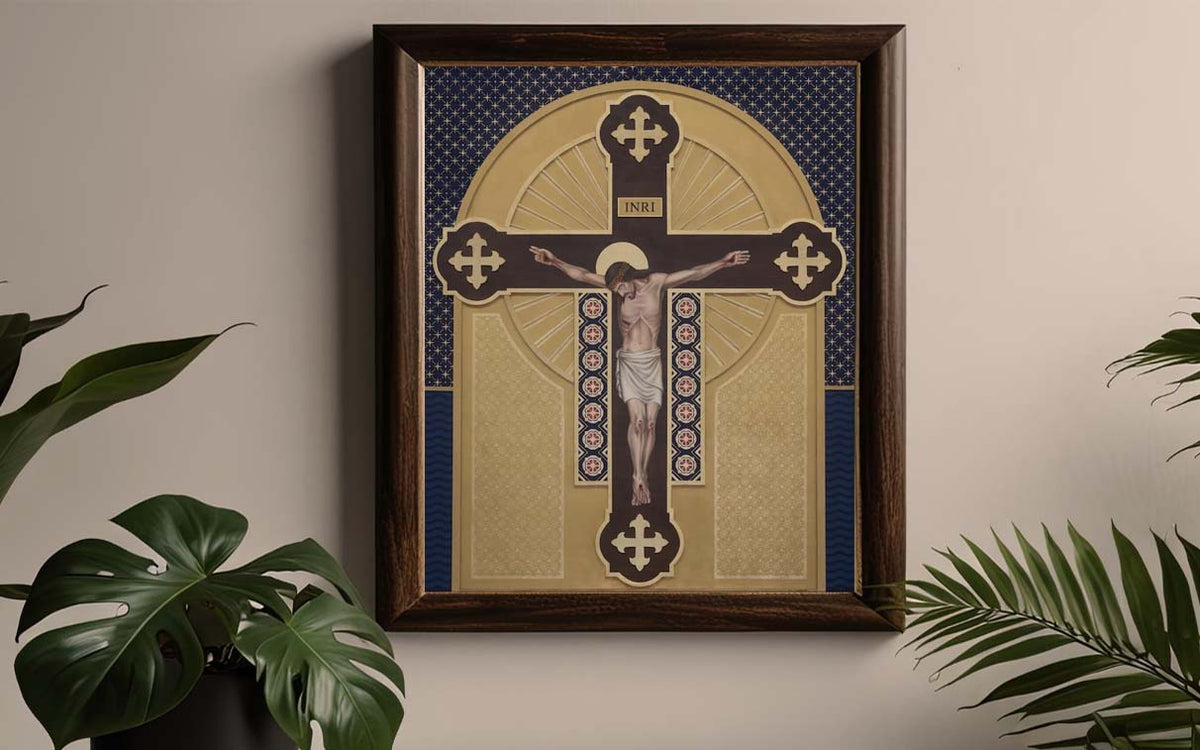 OLV Crucifix Print