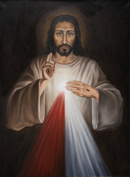 Divine Mercy (close up) Print